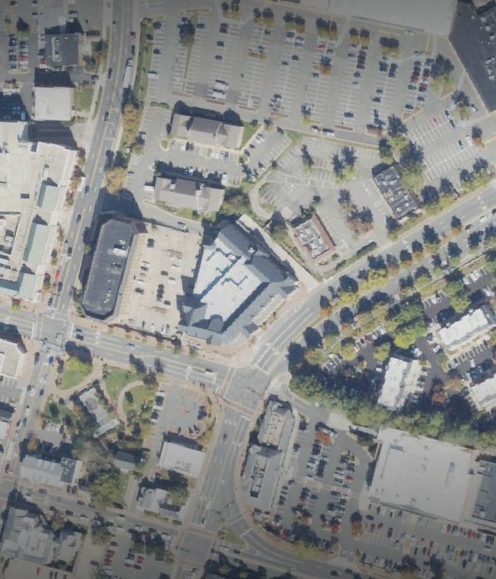 Aerial view of City of Fairfax Regional Library