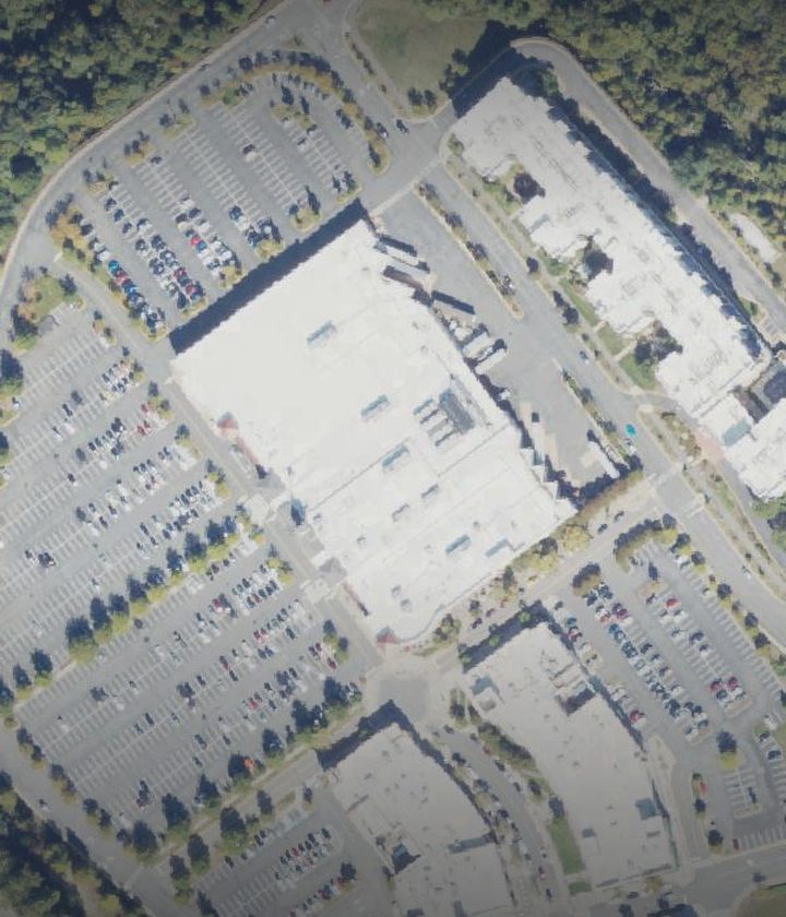 Aerial view of Neabsco-Potomac Commuter Garage